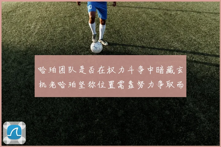 哈珀团队是否在权力斗争中暗藏玄机老哈珀坚称位置需靠努力争取而非索要